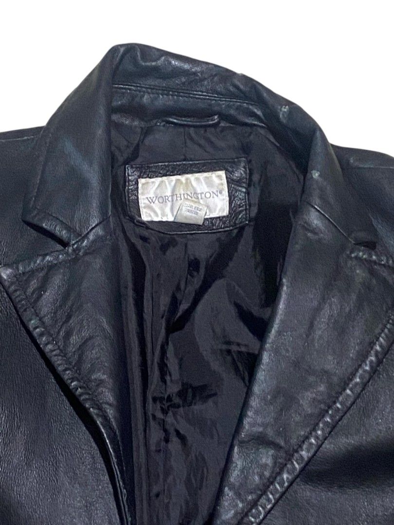 Vintage black leather jacket 2025