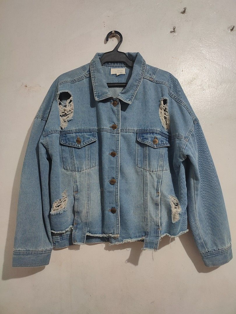 Caution to the wind denim jacket on sale