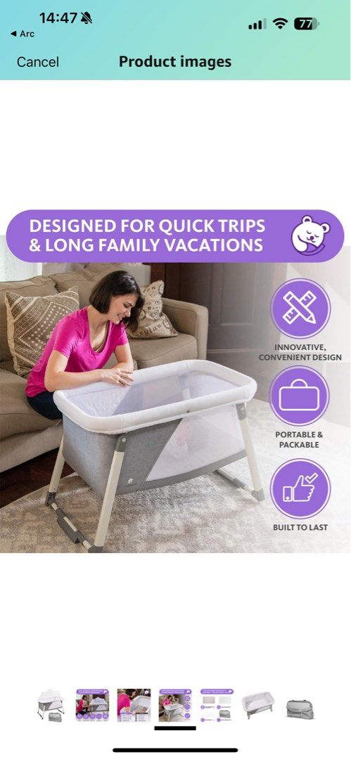 Comfybumpy travel bassinet deals