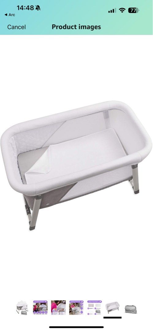 Comfy Bumpy travel bassinet Babies Kids Baby Nursery Kids Furniture Cots Cribs on Carousell