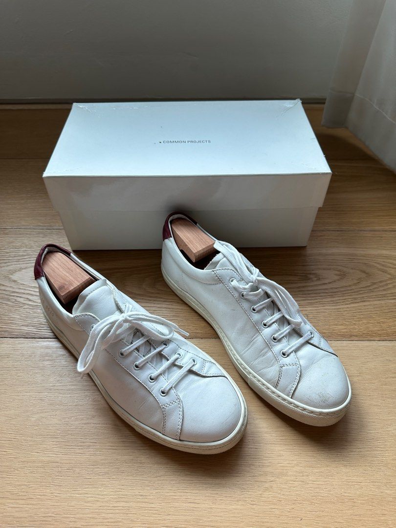 Common Projects Achilles Retro Low white burgundy size 40
