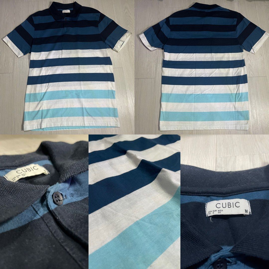 Cubic Polo Shirt (Nice Colorway) (Category: Tshirts & Polo Shirts ) located in Quezon City. Submitted by decluttering.rightnow (Listing ID 1329334384, Image 1). Description: PLEASE READ EVERYTHING FIRST Cubic Polo Shirt Worn few times No issue but needs washing Medium Length: 27.5” Width: 18” PHP 120 Discount on bulk purchase please check my other listings 😊 Location: Scout Area Quezon City (Timog Tomas Morato) Shipping c/o buyer via lalamove wi
