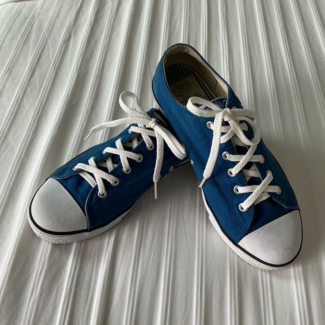 Dunlop Original The Green Flash Shoe Company Blue Canvas Size 39 Men s Fashion Footwear Sneakers on Carousell