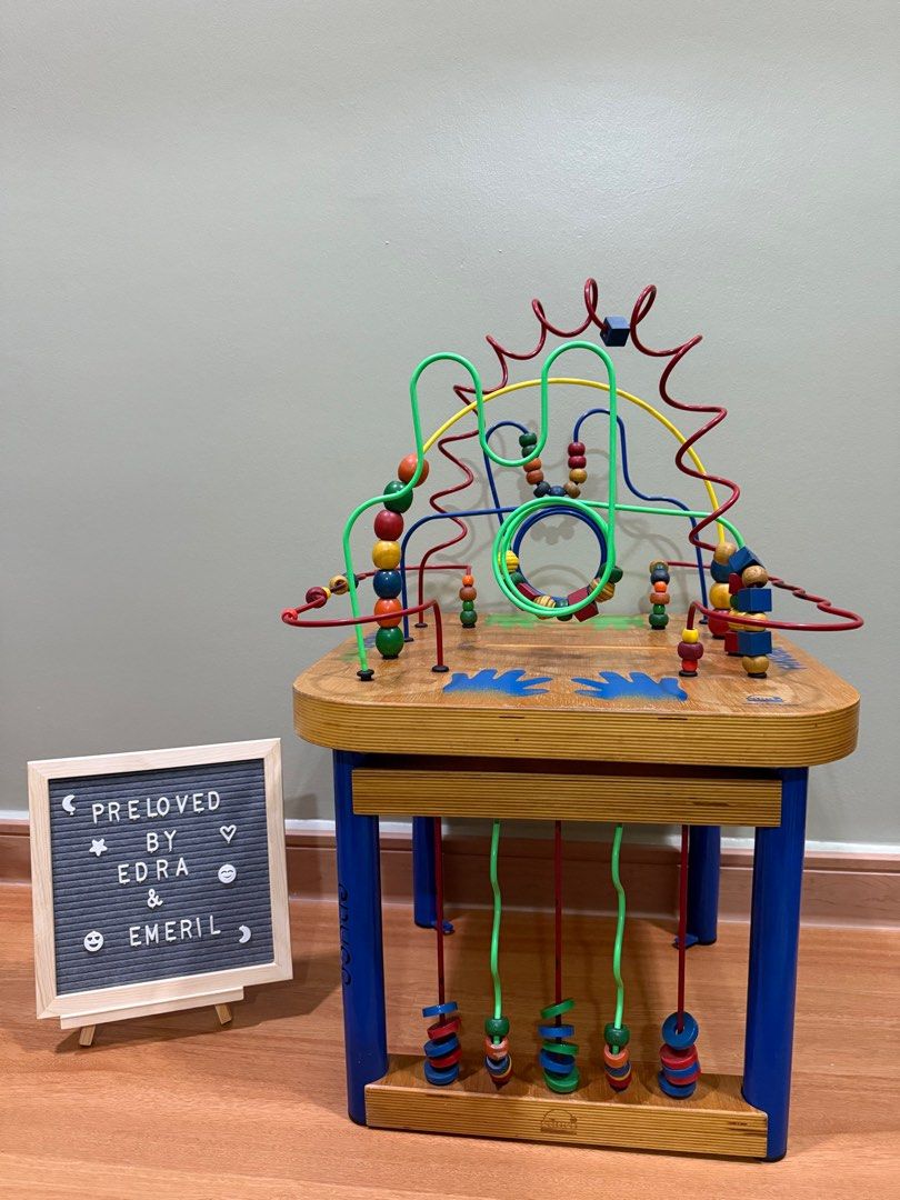 EDUCO FINGER FUN BEADS MAZE TABLE FOR TODDLER