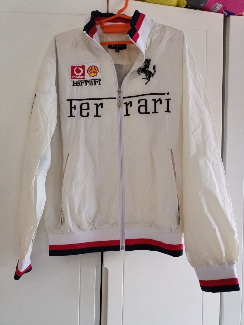 Ferrari jacket white cheap