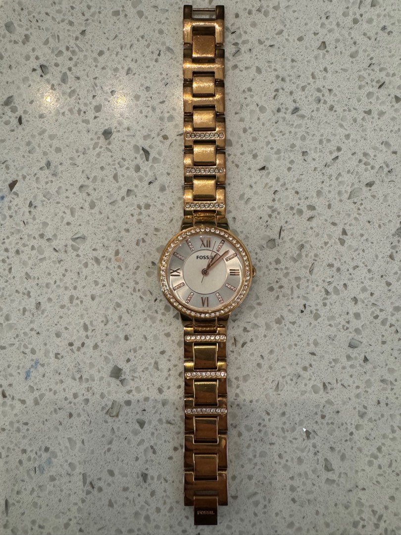 Fossil Virginia ES3405 Quartz Women Watch Women s Fashion Watches Accessories Watches on Carousell