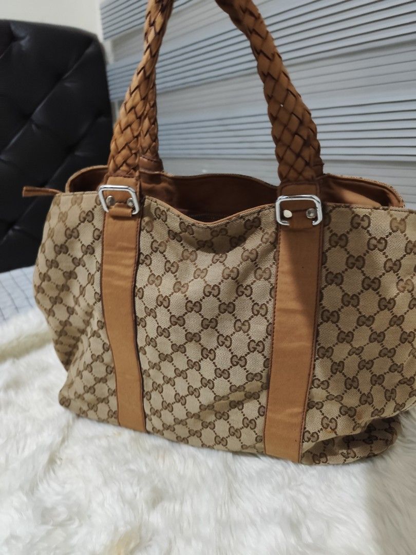 Gucci bamboo bar tote