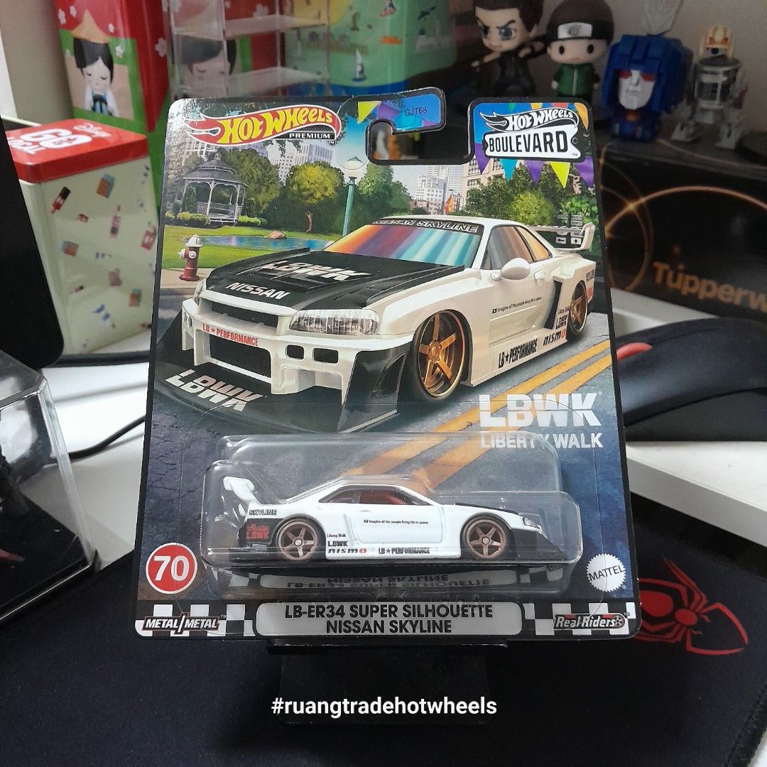 Hot Wheels Premium Lot ER34 LBWK, Honda Civic FL5 Spoon, R34 Gran ...