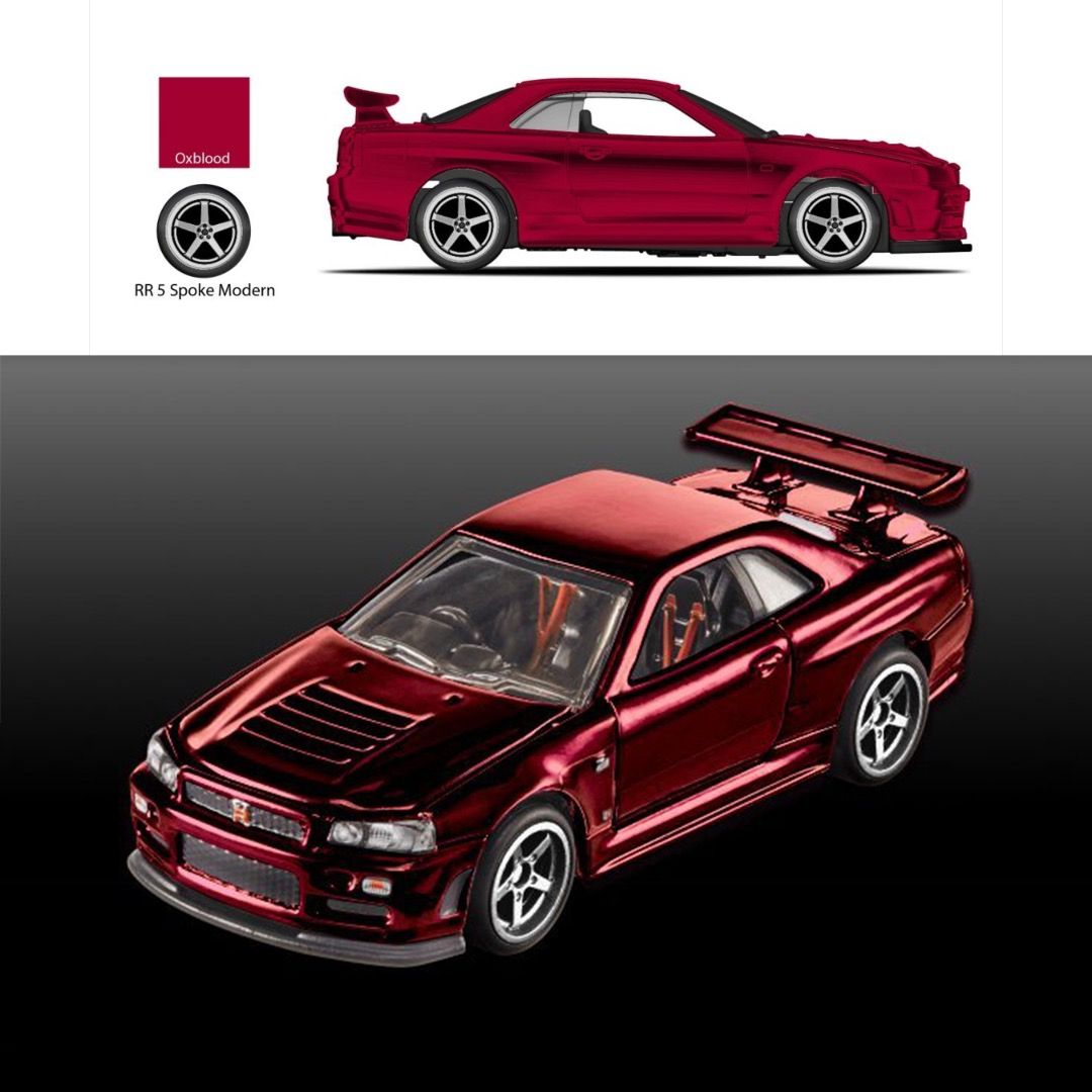 ホットウィール RLCセレクションズ 日産 スカイライン GT-R BNR34