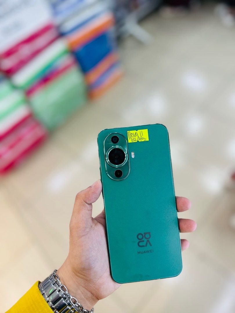 Huawei nova 11 8/256GB NO ISSUES UNIT CHARGER ONLY (Category: Huawei) located in San Juan City. Submitted by saabangadgetshop (Listing ID 1329462460, Image 3). Description: Onhand | Pre-owned Huawei nova 11 8/256 NTC APPROVED OPENLINE NO HIDDEN ISSUES NO HISTORY OF REPAIR 99%Smooth TEST TO SAWA RESET ALL YOU WANT NOT REFURBISHED AUTHENTIC PHONE ALL WORKING Mode of Payment : ⬇️ ▪️Cash ▪️Bank Transfer ▪️Gcash 📍Installment available here thru: 📍 ▪