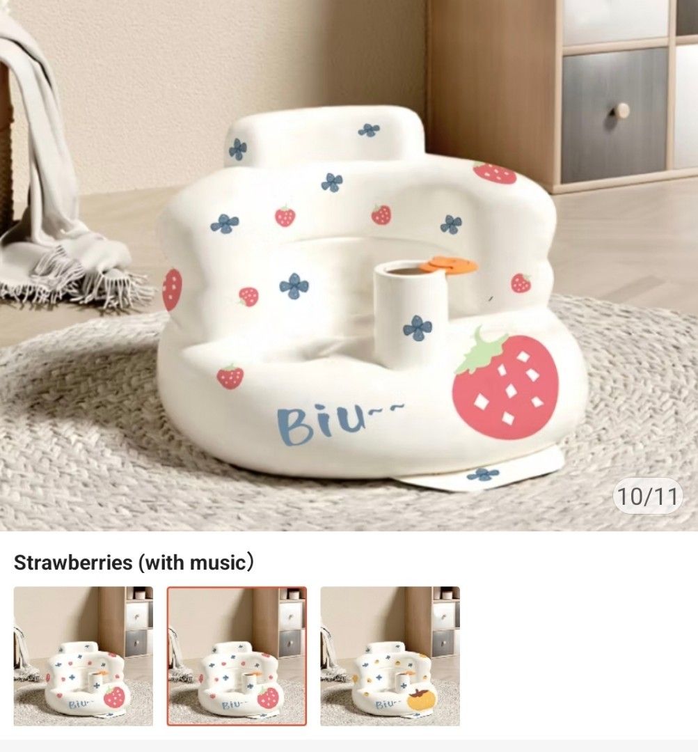 Inflatable chair for taking bath baby (Category: Bathtub & Bath Accessories) located in Quezon City. Submitted by mylittleshopbydanice (Listing ID 1329318316, Image 1). Description: inflatable 200 walker 800 (no toys nalinis na cloth chair) playpen 14+2 2000 pag get all 2500 pick up or lalamove at Quezon city.