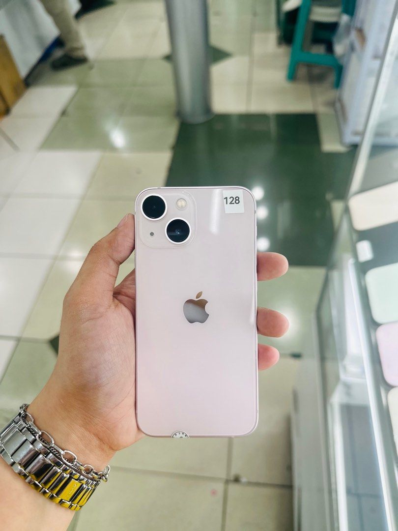 Iphone 13 Mini 128GB 100BH OPENLINE PINK COLOR NO ISSUES (Category: iPhone 13 Series) located in San Juan City. Submitted by saabangadgetshop (Listing ID 1329464647, Image 2). Description: Onhand | Pre-owned iPhone 13 Mini 128GB 100% Battery Health OPENLINE NO HIDDEN ISSUES NO HISTORY OF REPAIR 99%Smooth TEST TO SAWA RESET ALL YOU WANT NOT REFURBISHED AUTHENTIC PHONE ALL WORKING Mode of Payment : ⬇️ ▪️Cash ▪️Bank Transfer ▪️Gcash 📍Installment av