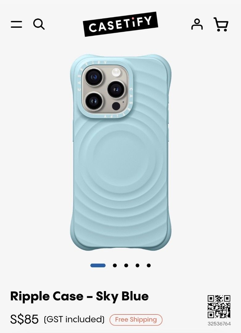 iPhone 15 Pro Max Casetify Essentials Ripple case, Mobile Phones