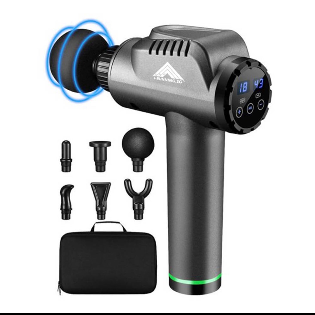 I running Muscle Massage Gun Sports Equipment Other Sports Equipment and Supplies on Carousell