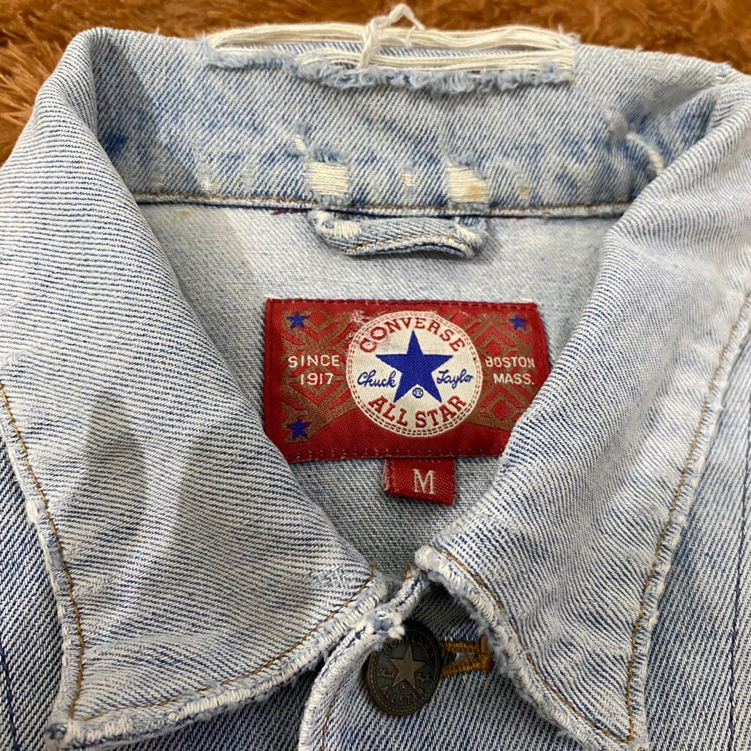 Jaket jeans converse shop