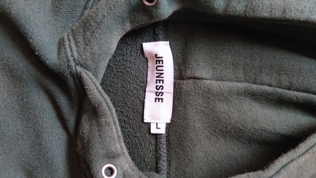 Jeunesse Hoodie Green Korean Brand Fesyen Pria Pakaian Baju Luaran di Carousell