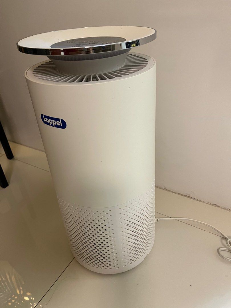 Koppel Air Purifier (Category: Air Conditioning and Heating) located in Paranaque City. Submitted by xavieraxb (Listing ID 1329333728, Image 2). Description: Koppel Air Purifier KPT-229ESF1 25-30 sqm coverage 29.2x29x54.8 cms In good condition 4 speed setting Auto mode.