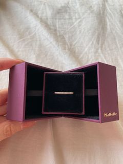 MaBelle 18k 玫瑰金戒指 線戒64225816006529110