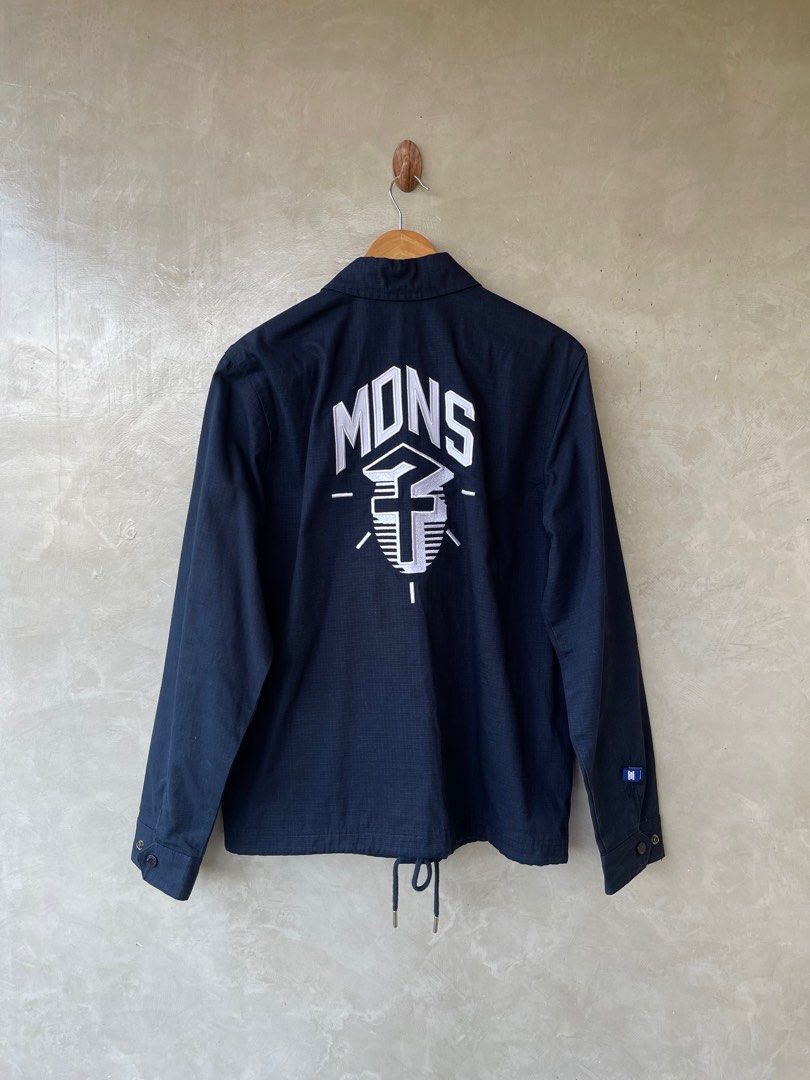 MADNESS HARRINGTON NAVY BLUE JACKET SNAP BOTTON Men s Fashion Coats Jackets and Outerwear on Carousell