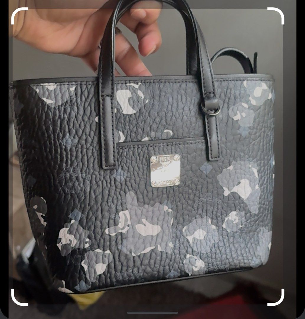 Mcm mini Anya floral leopard