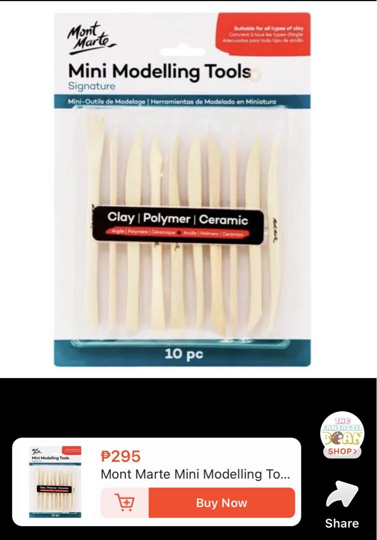 Mini Modeling Clay Art Materials (Category: Craft Supplies & Tools) located in Manila. Submitted by bright_lamb (Listing ID 1329320535, Image 1). Description: Hindi pa nabubuksan bago pa. Rfs: Nastock lang What you see is what you get.