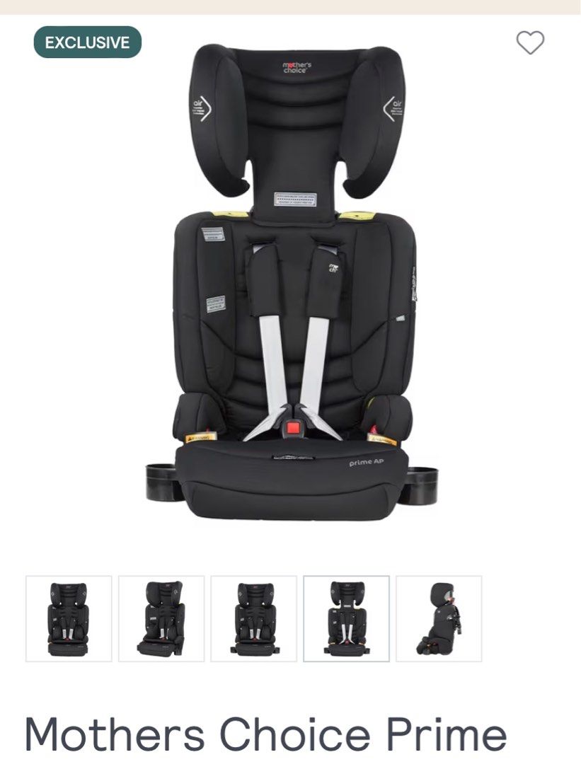Mothers Choice Prime Ap Carseat to booster seat Not Expired