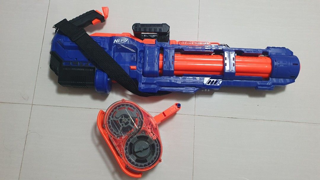 NERF Elite Titan CS 50 Blaster fully motorised Nerf Elite darts N
