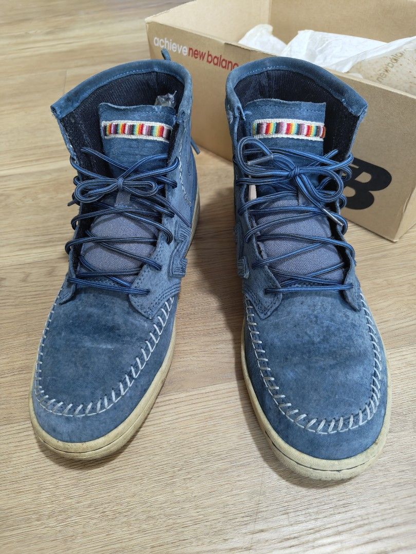 New Balance A20 Navajo Moccasin Sneakers Shoes Men s Blue US 10 EU 44 UK 9.5 2009 Release pre loved Men s Fashion Footwear Sneakers on Carousell