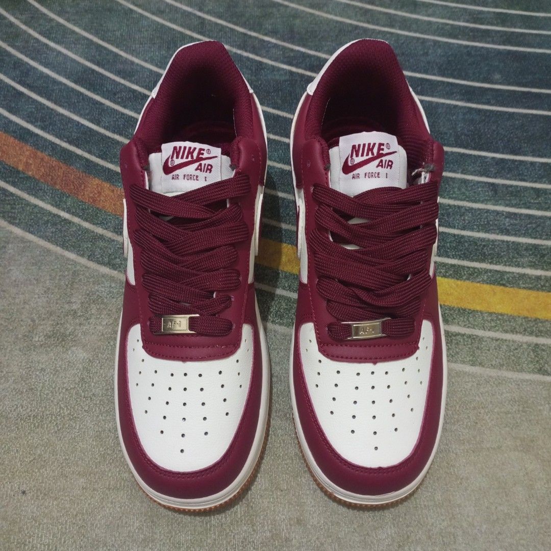 Maroon af1 low deals