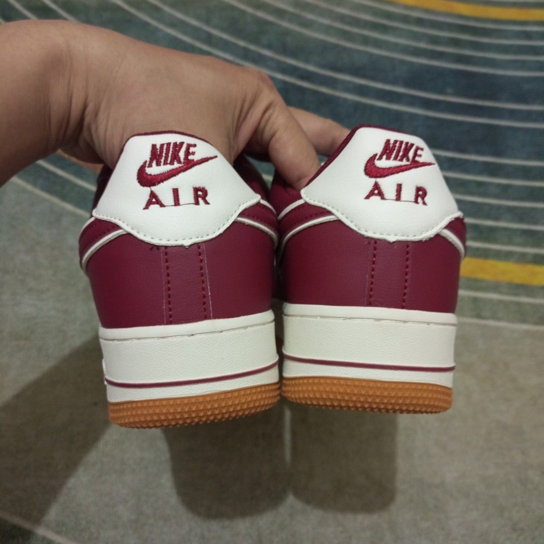 Maroon af1 low shop