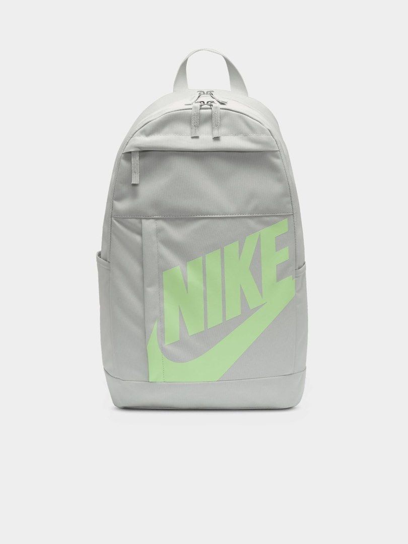 Nike Backpack (Category: Backpacks) located in Manila. Submitted by rivasss (Listing ID 1329415524, Image 2). Description: NIKE Sportswear Elemental Backpack - Used Twice only ▪️ Light Silver | Vapor Green ▪️ Brand Logo Graphic Backpack ▪️ Zip Fastening ▪️ 1 Main Compartment ▪️ 2 Front Pocket ▪️ 2 Side Pockets ▪️ Dimensions: L29cm x H44cm x W12cm ▪️💯ORIGINAL.