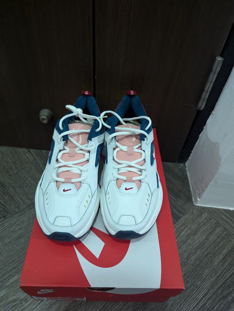 nike m2k tekno womens white and beige