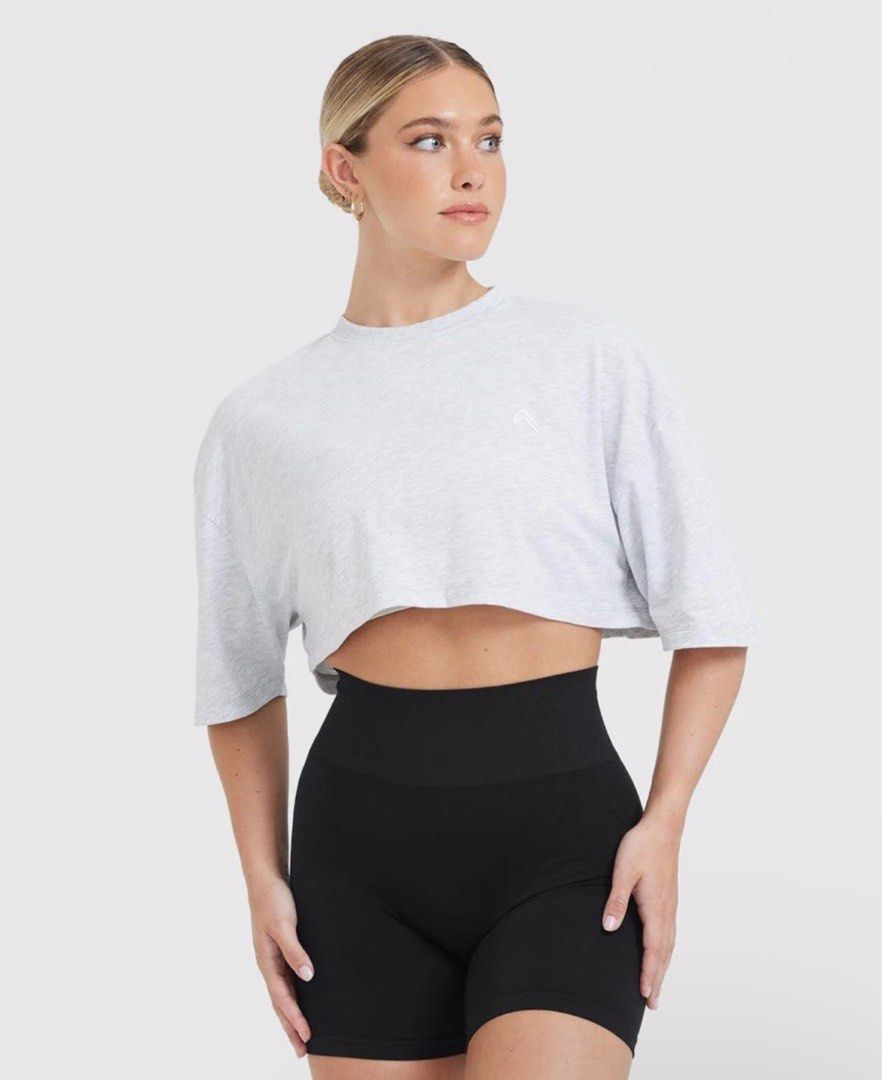 Oner Active Classic Crop Lightweight T-Shirt Oversized, Women's