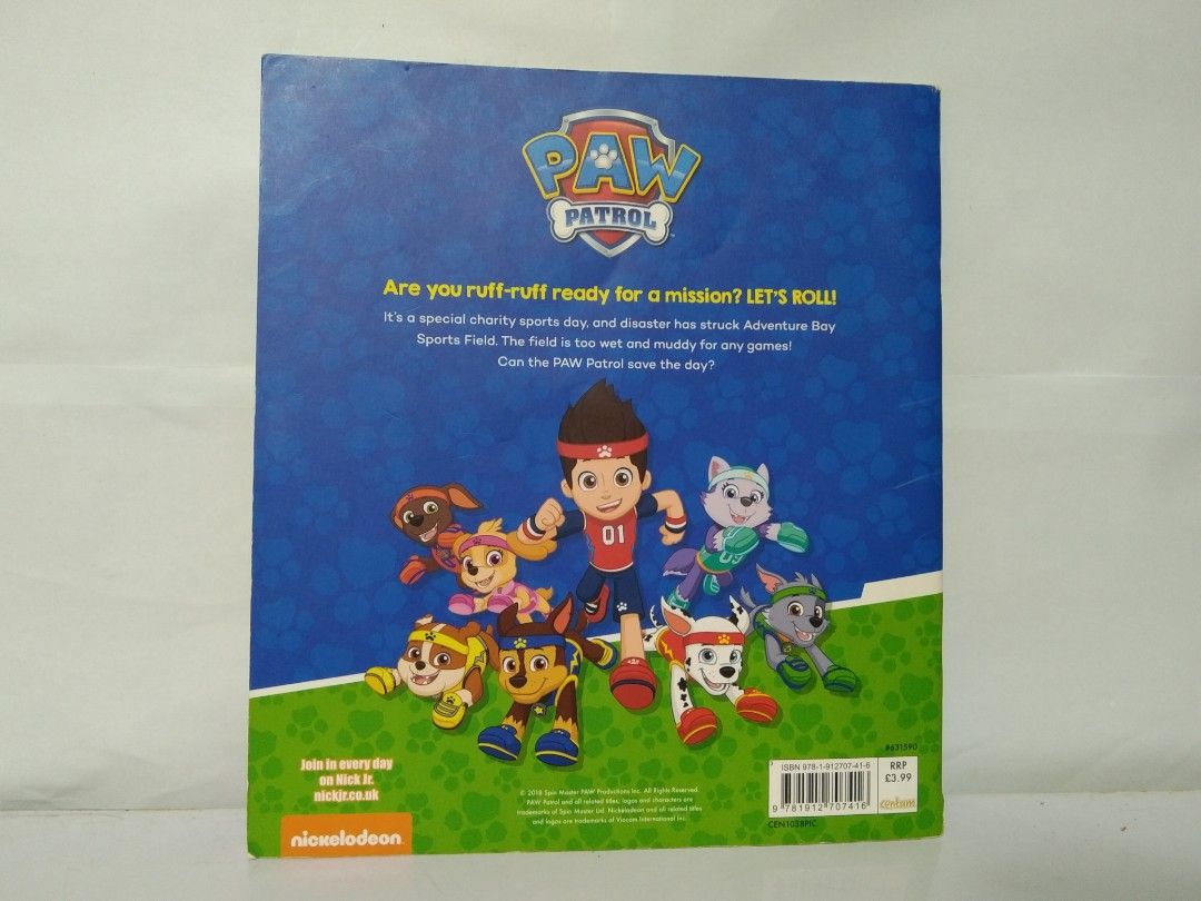 Paw Patrol ALL STAR PUPS (Category: Children's Books) located in Quezon City. Submitted by sky_bookstore (Listing ID 1329392362, Image 2). Description: Paperback Book Note: We sell pre-loved books. Some books may have minor flaws, such as shelf wear, creases and other common signs of usage. Location: Sauyo, QC MOP: Gcash MOD: Lalamove or Direct J&T.