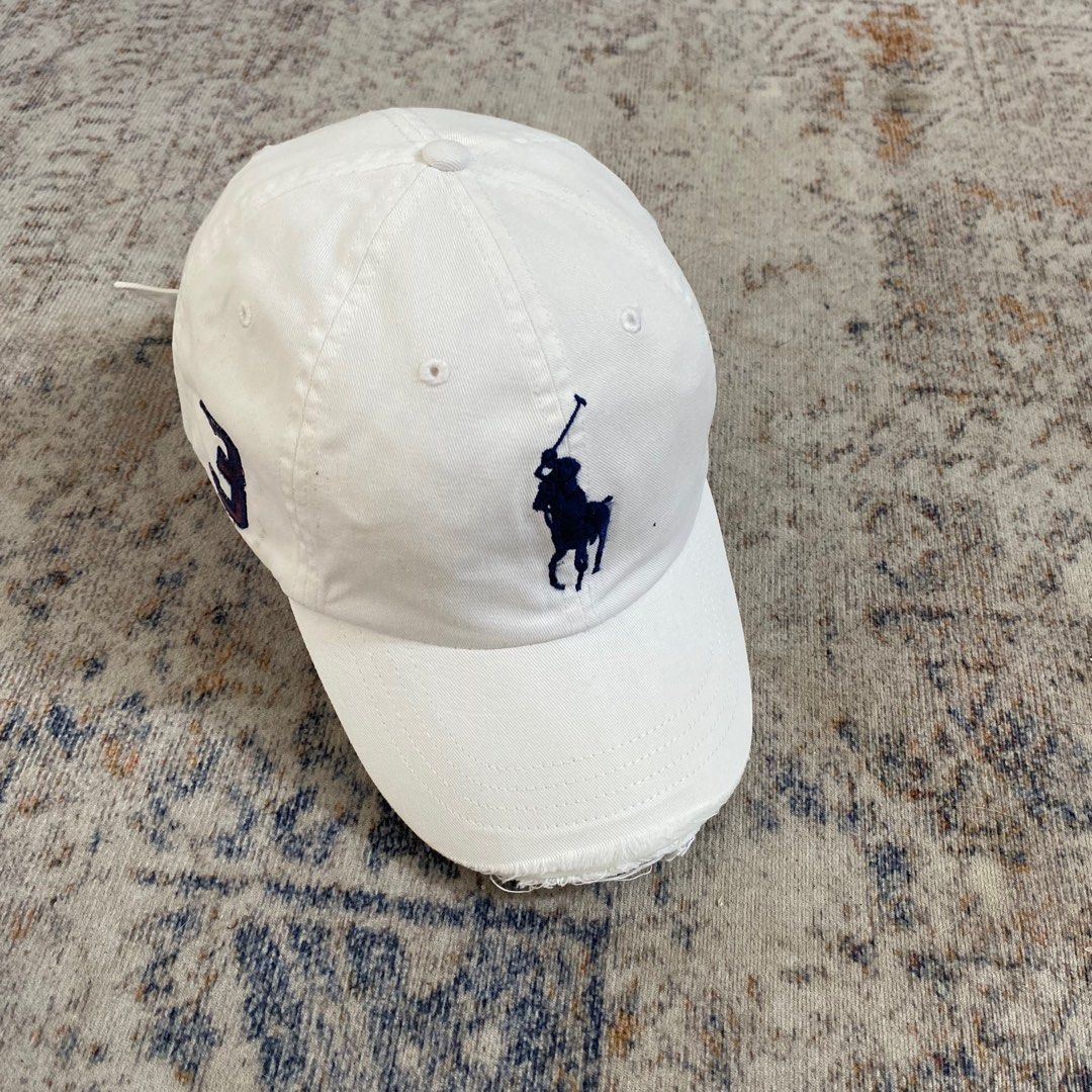 White ralph lauren hat deals