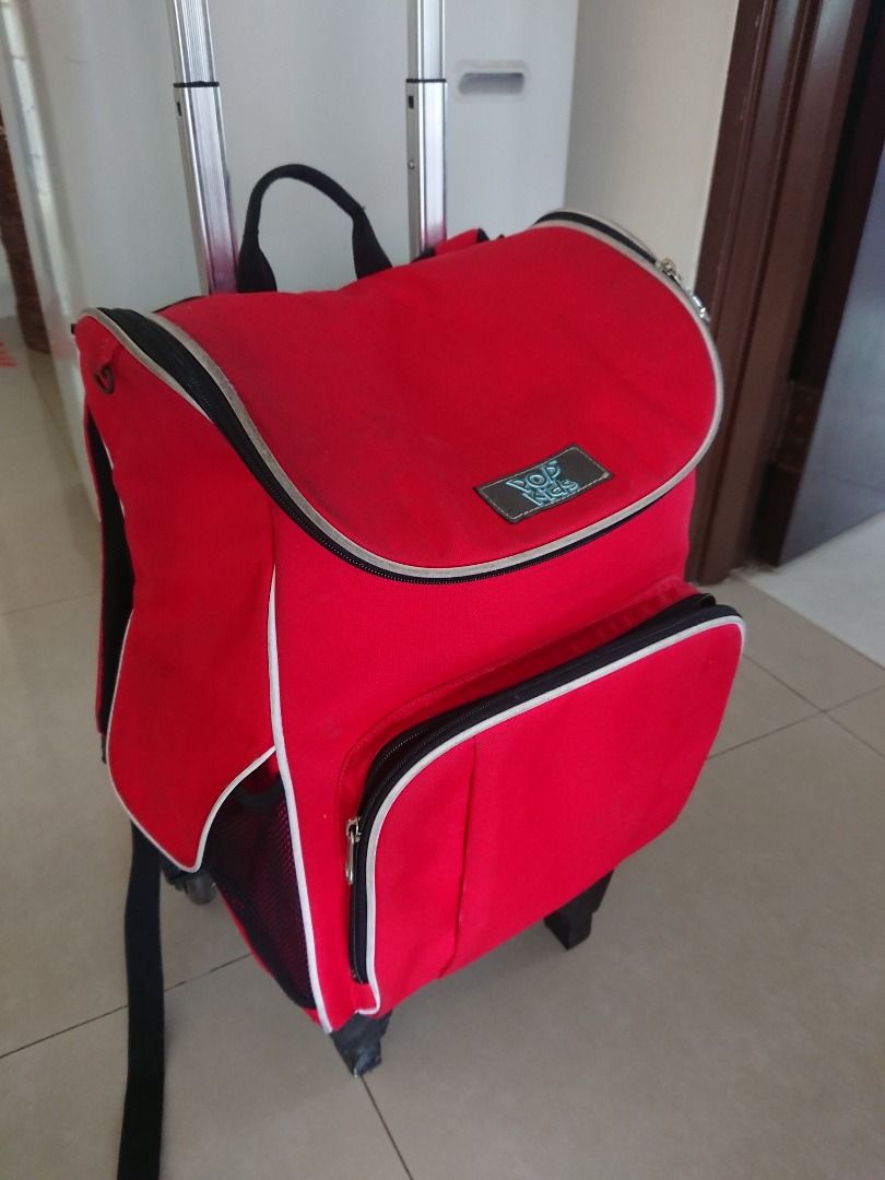 Pop Kids Popular trolley school bag backpack orthopedic