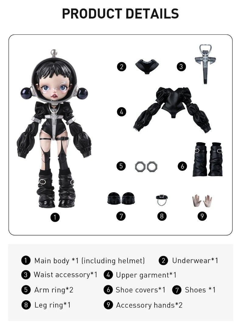 SKULLPANDA The Unknown 1/6 Action Figure | Designer