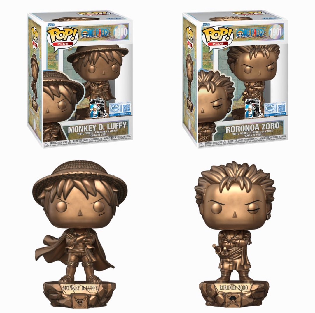 PreOrder) Funko Pop! One Piece - Monkey D. Luffy #1900 and Roronoa