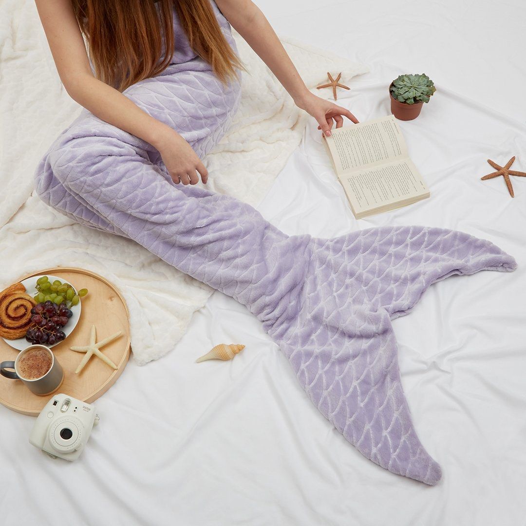 Primark Adults Mermaid Soft throw blanket Furniture Home Living Bedding Towels on Carousell