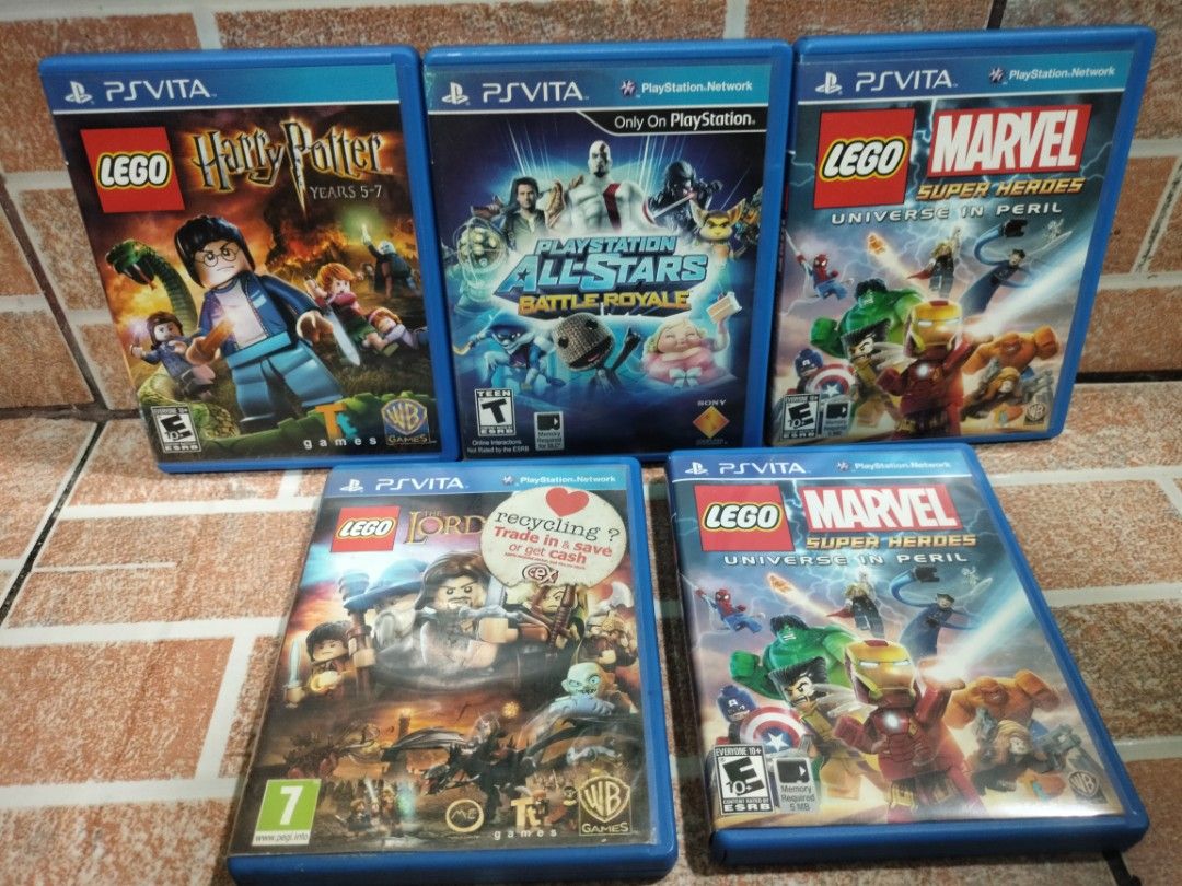 ps vita games (Category: PlayStation) located in Caloocan City. Submitted by jbfuenzalida27 (Listing ID 1329347211, Image 1). Description: ps vita games Lego marvel -300 each Lego lord of the rings -300 Lego Harry potter years 5-7- 300 Playstation all stars battle royale- 500 Meetup: c3 caloocan or pick up.