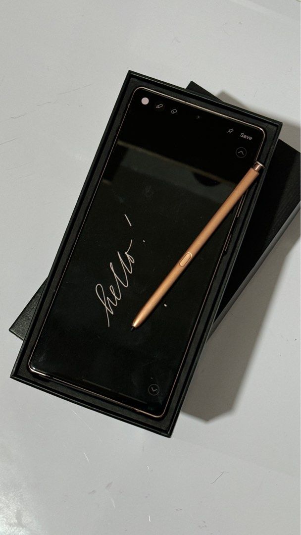 Samsung Galaxy Note 20 (Category: Samsung) located in Caloocan City. Submitted by contessa_ (Listing ID 1329362813, Image 3). Description: Product comes with a box. However charger has been lost already. Stylus still works. You may ask for more photos on pm. Thanks. *** has minimal lcd burn on lower middle part.