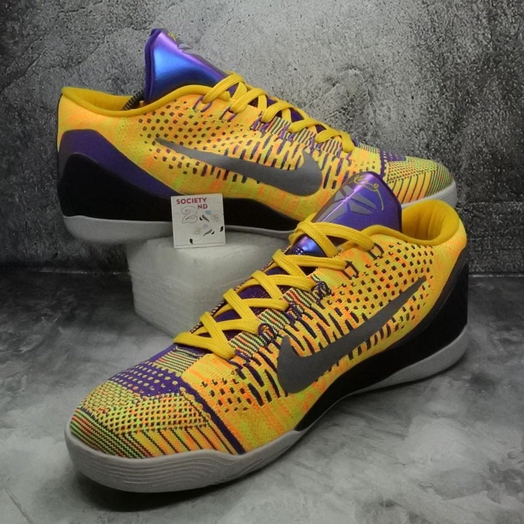 Sepatu Basket Nike Kobe 9 Elite Lakers Size 44