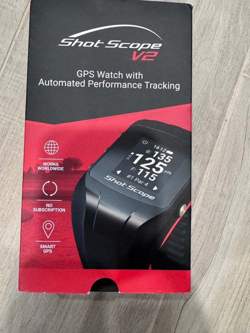 Shot scope v2 golf gps watch and performance tracker online