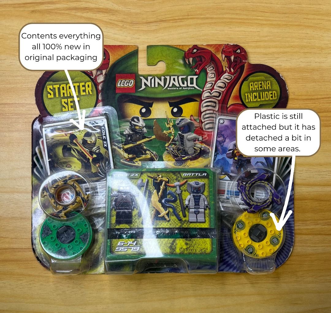 SPINJITZU PACK Lego Ninjago 9591 9579 NRG KAI