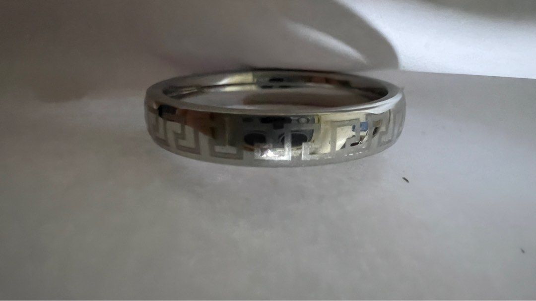 Stainless Steel Ring for Men (Category: Jewelry) located in Manila. Submitted by berniebones (Listing ID 1329293915, Image 3). Description: Stainless Steel Ring for Men 1 piece Only used once. Bought in SM. Color: Silver Diameter: 2cm Design: something geometrical (may not be visible in photo) Issue: None RFS: Not being used anymore. Location: Sampaloc, Manila Last price posted..