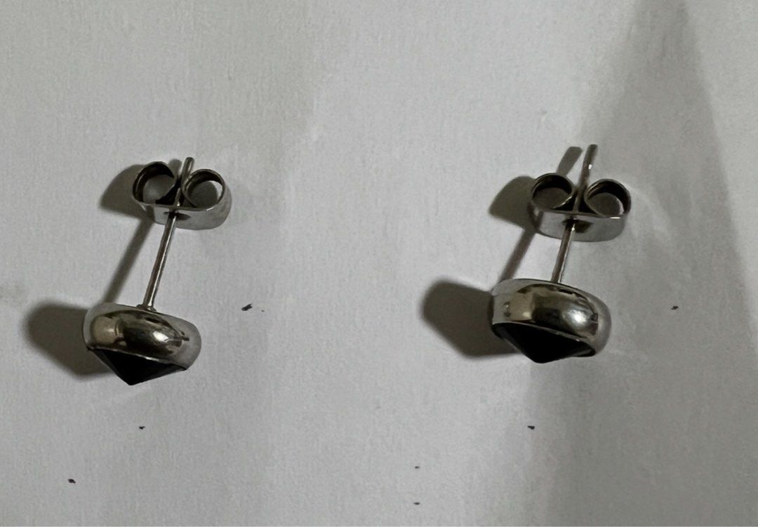 Stainless Steel Stud Earrings for Men - 1 pair (Category: Jewelry) located in Manila. Submitted by berniebones (Listing ID 1329297784, Image 2). Description: Stainless Steel Stud Earrings for Men 1 pair Bought in SM Type: Studs Color: Black, Silver Shape: Circle Size: Standard (small) Issue: None RFS: Not being used anymore. Location: Sampaloc, Manila Last price posted..