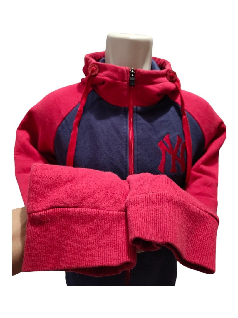 Sweater Hoodie MLB Original, Red Navy Thrift/Preloved/Second