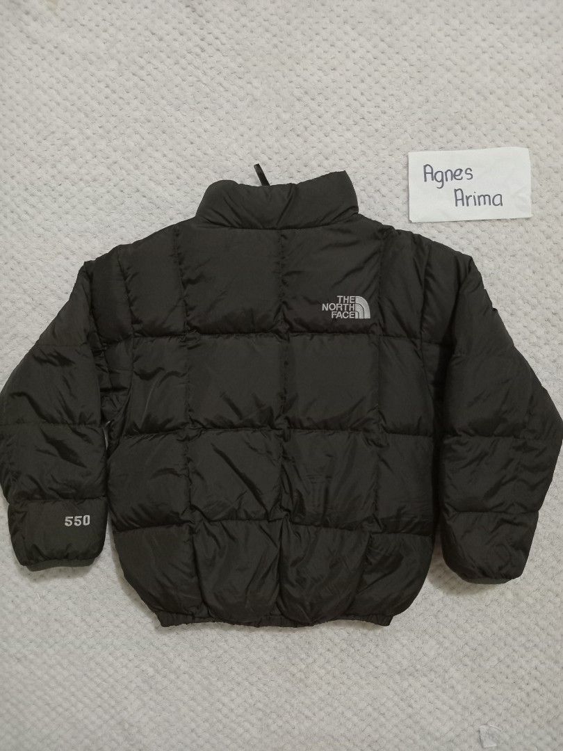 The North Face Reversible Puffer Jacket For Kids Size (Category: Babies & Kids Fashion) located in Tacloban City. Submitted by agnesarima (Listing ID 1329473985, Image 1). Description: TNF 550 Puffer Jacket Reversible Not indicated yung Age sa Tag XS on tag Kids Dimension: 16x17 Sleeve 15 inches Overall Quality: Excellent No discoloration issue last pic. May stitches.
