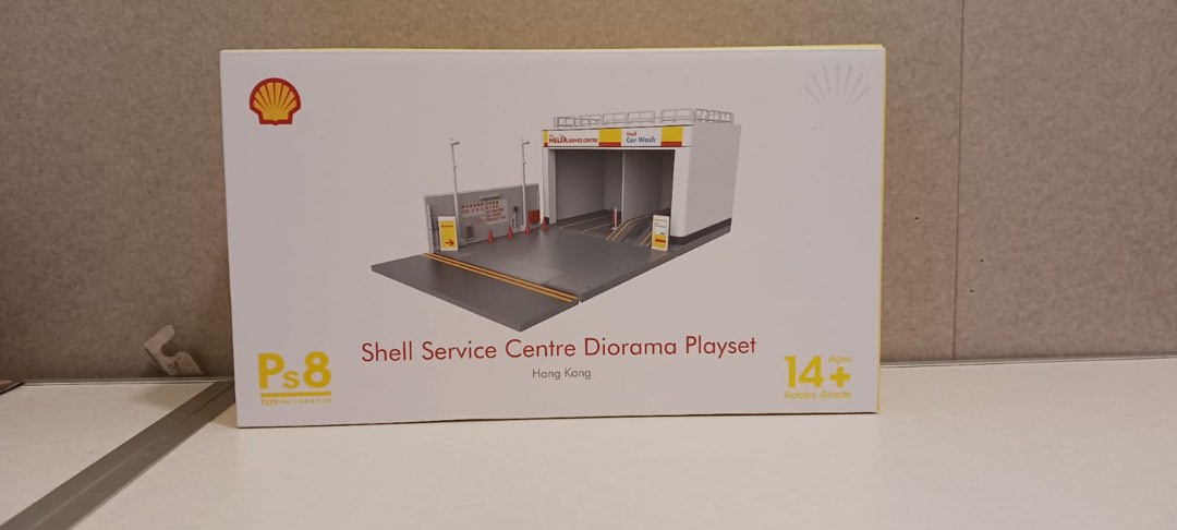Tiny 微影 Shell Service PS8 Playset (self service & accessories set), 興趣及 ...