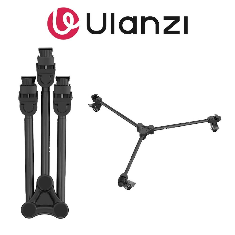 Ulanzi AT-02 Dolly Swivel Wheel for Camera Tripod Light Stand628647207275541122